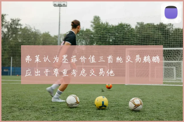 弗莱认为墨菲价值三首轮交易鹈鹕应出于尊重考虑交易他